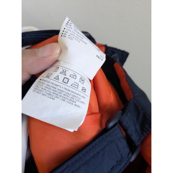 Old Navy Toddler Boy Snow Bib Blue Orange Snow Suit Light Weight Sz 18-24 M - Picture 12 of 12